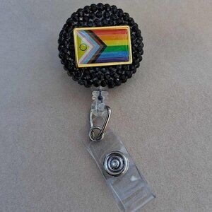 Gay Pride Flag Badge Reel